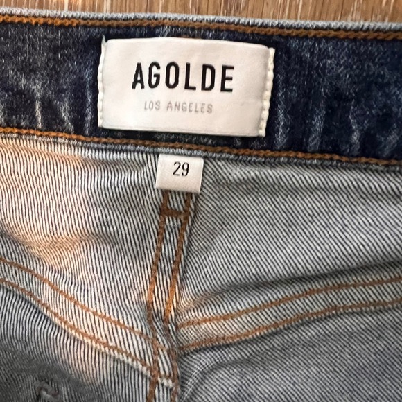 AGOLDE High Rise Stovepipe Jeans – Size 29 – Medium Wash – Straight Leg - Picture 6 of 8